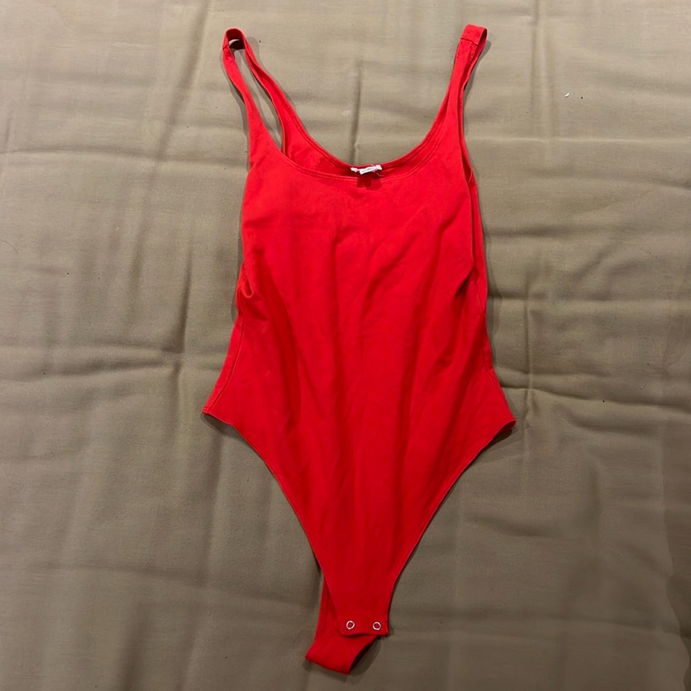 Cotton thong bodysuit